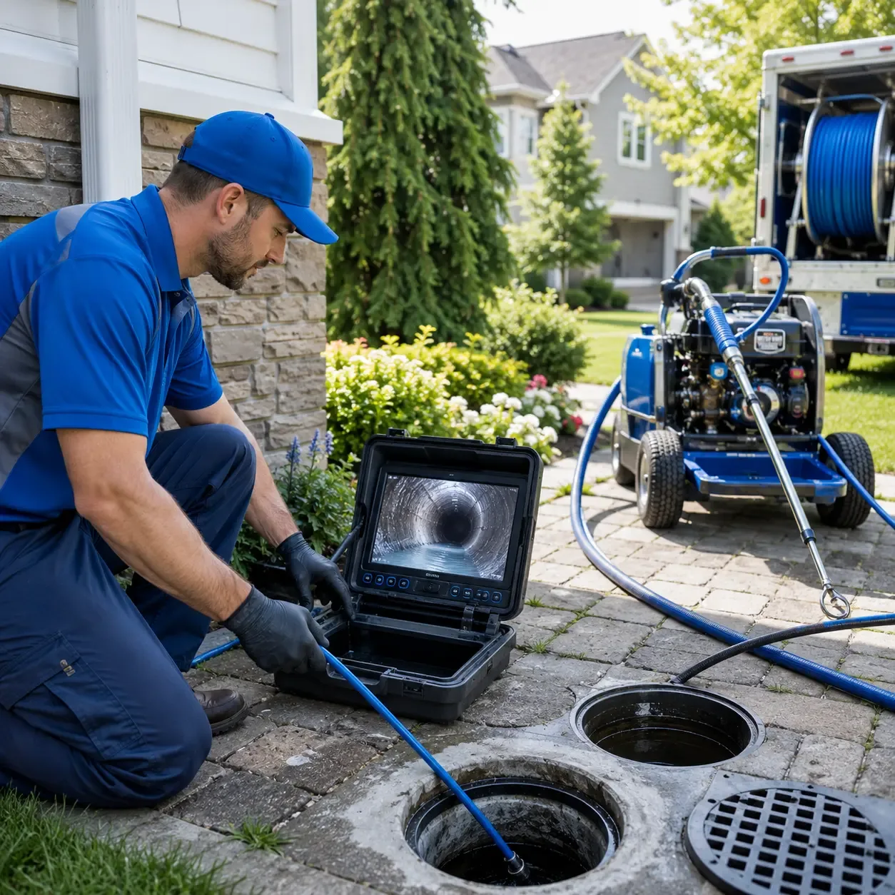 Outdoor drain cleaning professionals serving Martinsville, VA